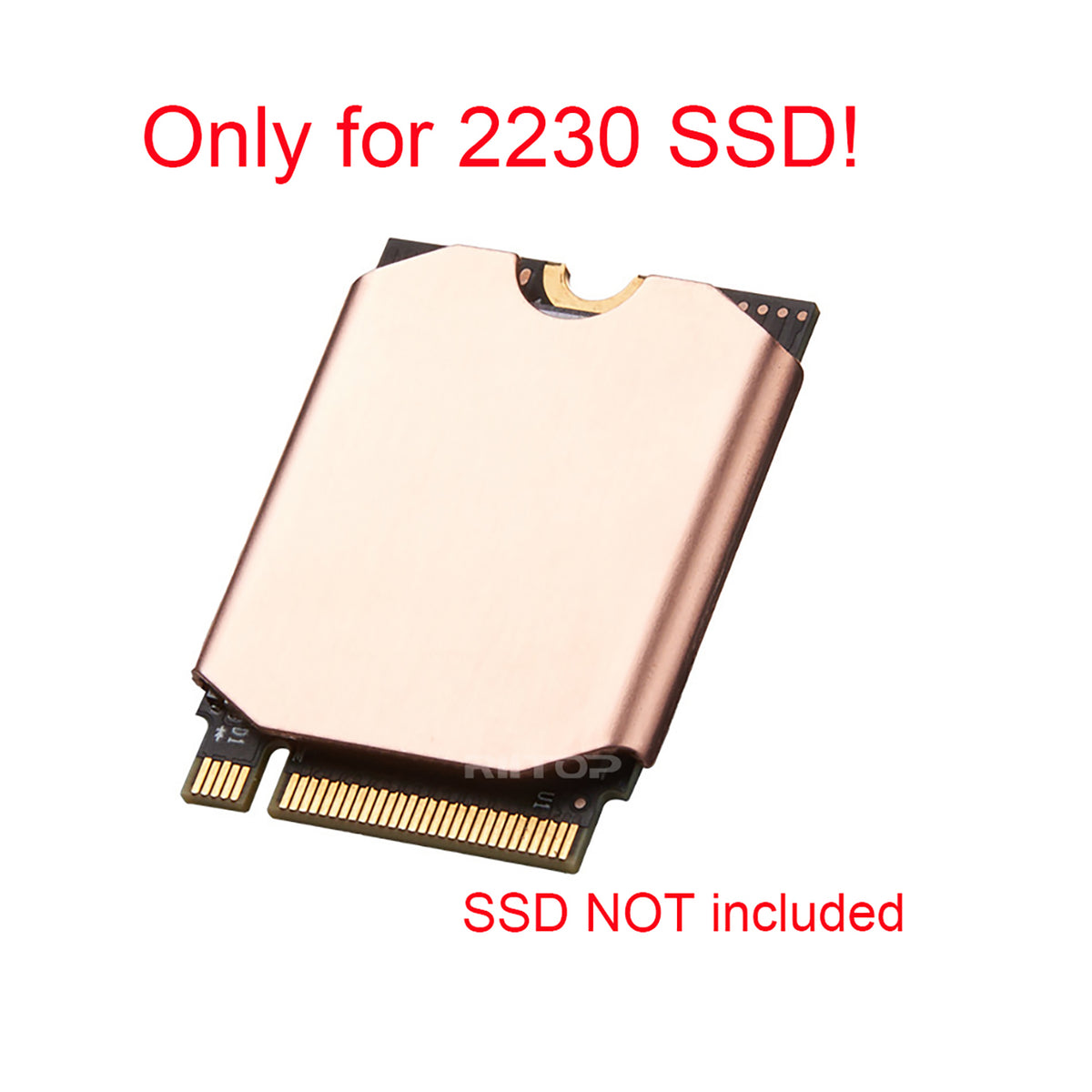 M.2 NVME 2230 SSD Koperen Koellichaam Cover Hitteschild Cover