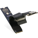 RIITOP M.2 NVMe to Oculink SFF-8612 Extender (15cm), M.2 NVMe PCIe 4.0 x4 to OCuLink SFF-8611 4i Host Adapter for eGPU and SSD