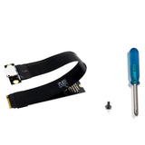 RIITOP M.2 NVMe to Oculink SFF-8612 Extender (15cm), M.2 NVMe PCIe 4.0 x4 to OCuLink SFF-8611 4i Host Adapter for eGPU and SSD