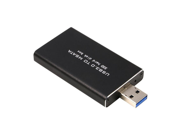 mSATA to USB 3.0 Enclosure Adapter for mSATA 50x30mm SSD( No cable Need) ASM1153E Chipset [MSTU3C-ZHI]