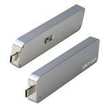 RIITOP NVMe M.2 SSD Enclosure NVMe to USB-C Reader Adapter (No Cable Need) [NVMEU31Z-SS]