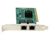 2 Ports 1000M Gigabit Ethernet PCI Network LAN Card Adapter 1Gb Dual RJ45 PCI 10/100/1000Mbps with Intel 82546 Chipset