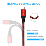 RIITOP USB4 Cable with 40Gbps Data, 5K Video Support, and 100W PD Charging in 3.3 ft - Fully Compatible with USB-C, Thunderbolt 3, and Thunderbolt 4, eGpu (External Gpu), USB-C Docking Statition