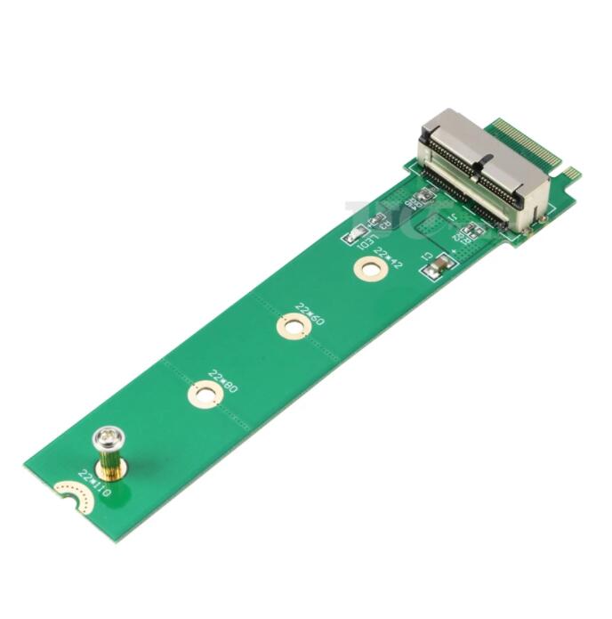 NGFF M.2 (B+M Key) SSD to 7+17 pin Adapter For A1465 A1466 Macbook