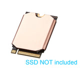 Steam Deck SSD Heatsink Thermal Pad: M.2 2230 NVME SSD Copper Heat Sink Cooling Thermal Pastes Back Cover Opening Tools Back Screws Replacements Screwdriver Repair Kit for Stream Deck SSD