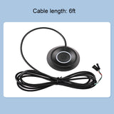 PC Power Button, Desktop Power Button PC External Power Switch ON Off LED PC Power Supply Button SW Extension for Computer Motherboard 6FT