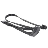 SATA Power Cable for Corsair PSUs, 6 Pin to 3X 15 Pin SATA Hard Drive Power Adapter Splitter for BTC Mining Riser Card 15.7-in(40cm)