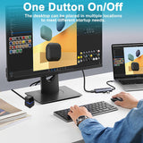 PC Power Button, Desktop Power Button PC External Power Switch ON Off LED PC Power Supply Button SW Extension for Computer Motherboard