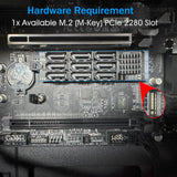 M.2 to SATA Adapter [9-Port], RIITOP M.2 NVMe to SATA III 6Gbps Card for HDD SSD