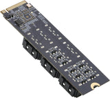 M.2 to SATA Adapter [9-Port], RIITOP M.2 NVMe to SATA III 6Gbps Card for HDD SSD