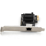 RIITOP 5Gb PCIe Network Card, PCIe Ethernet Card with Extra Low-Profile, PCI Express Network Adapter for PC Windows 11/10 & Windows Server 2022 ONLY, PCIe to 5 Gigabit NIC Card
