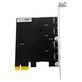 4 Port USB 3.2 Type C PCIe Expansion Card Adapter 5Gbps, RIITOP PCI-e Express to USB Type C 4 Port Card for Desktop PC Support Windows 11/10/8/7/XP/Vista, Self-Powered Supply