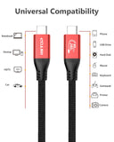 RIITOP 240W USB4 Cable [40Gbps, 3.3ft], USB 4 Video Cable Compatible with Thunderbolt 4/3 Support 8K Video, 240W PD 3.1 Charging for MacBook, XPS, Surface Pro, Display Monitor eGPU