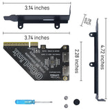 PCIe 4.0 x8 128Gbps to OCuLink SFF-8612 SFF-8611 Adapter External Graphics Card for GPU Dock, eGPU, NVMe SSD
