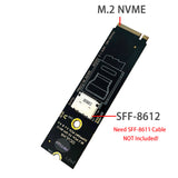 M.2 NVMe to OCuLink SFF-8611 4i Host Adapter for eGPU and SSD