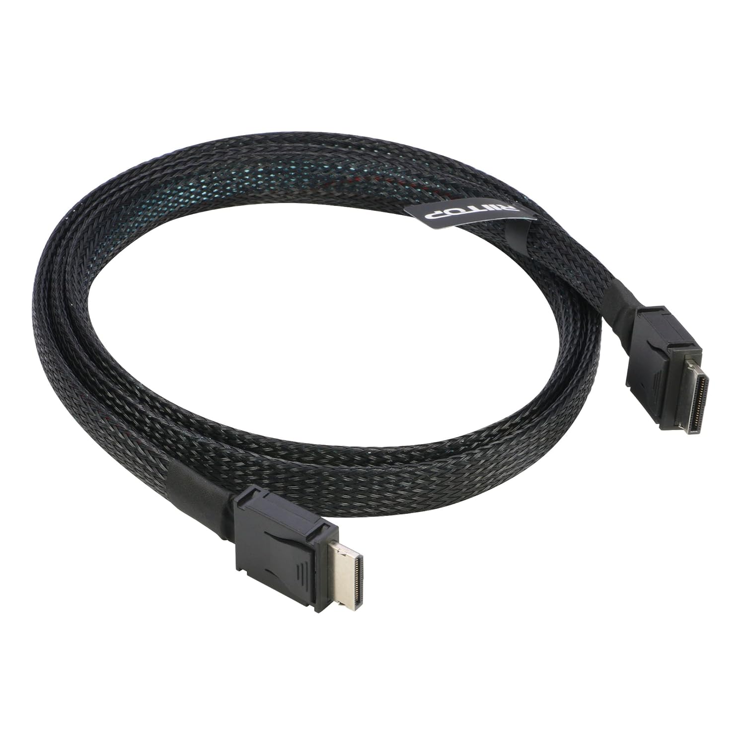 RIITOP Oculink Cable Short [1.6ft], PCIe 4.0 SFF-8611 4i Male to Male