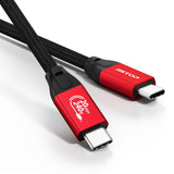 USB C to C 20Gbps Cable [240W, 3.3FT] (Thunderbolt 4/3 Compatible)