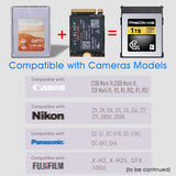 RIITOP CFexpress B to NVMe 2230 SSD Adapter, CF Type B Converter Card for NVMe SSD DIY Assembly Kit