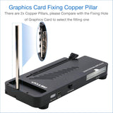 RIITOP 40Gpbs eGPU Enclosure USB4.0 Compatible with Thunderbolt 4 External GPU Dock for PCIe 4.0 X16 Graphics Card