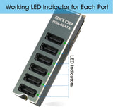 M.2 to SATA Adapter [6-Port], RIITOP M2 NVMe to SATA 3.0 Card with ASM1166 Chipset for SSD/HDD up to 6Gbps,Come with Heatsink
