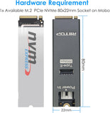 NVMe to USB Type-E Internal Connector [20Gbps], M.2 (M Key) PCIe 4.0 NVMe to USB-C 3.2 Gen2×2 Type-E Header