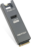 NVMe to USB Type-E Internal Connector [20Gbps], M.2 (M Key) PCIe 4.0 NVMe to USB-C 3.2 Gen2×2 Type-E Header