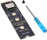 NVMe to Oculink SFF-8612 Adapter, RIITOP M.2 NVMe PCIe 4.0 x4 to OCuLink SFF-8611 4i Host Adapter for eGPU and SSD