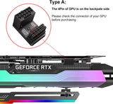 12VHPWR 180 Degree Angled Adapter: Aluminum ATX 3.0 16 Pin GPU Power Connector 600W Pcie5.0 Power Adapter for 12+4pin RTX 3090Ti 4070Ti 4080 4090 Graphic Card GPU (Type A, 2 Pack)