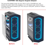 12VHPWR 180 Degree Angled Adapter: Aluminum ATX 3.0 16 Pin GPU Power Connector 600W Pcie5.0 Power Adapter for 12+4pin RTX 3090Ti 4070Ti 4080 4090 Graphic Card GPU (Type A, 2 Pack)