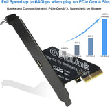 RIITOP PCIe to Oculink Adapter for eGPU [1-Port], PCIe Gen4 x4 to Oculink SFF-8612/SFF-8611 Card