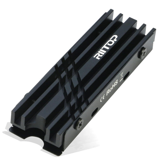 M.2 SSD Heatsink, RIITOP NVMe Cooler for M2 NVMe or SATA-Based 2280 SSD