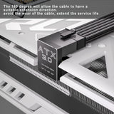 12VHPWR 180 Degree Angled Adapter: Aluminum ATX 3.0 16 Pin GPU Power Connector 600W Pcie5.0 Power Adapter for 12+4pin RTX 3090Ti 4070Ti 4080 4090 Graphic Card GPU (Type A, 2 Pack)