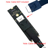 M.2 NVMe to OCuLink SFF-8611 4i Host Adapter for eGPU and SSD