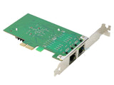 10/100/1000Mbps Gigabit Ethernet PCI Express NIC Network Card, with Intel 82575 Controller, Ethernet Server Converged Network Adapter, Dual RJ-45 Port, Support Windows Server/Freebsd/VMware/SLSE