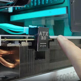 12VHPWR 180 Degree Angled Adapter: Aluminum ATX 3.0 16 Pin GPU Power Connector 600W Pcie5.0 Power Adapter for 12+4pin RTX 3090Ti 4070Ti 4080 4090 Graphic Card GPU (Type A, 2 Pack)