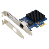 10GB PCIe Network Card RJ45, RIITOP PCI-e X1 to 10 Gigabit Ethernet Adapter, Supports Windows 11/10/8.1/8/7, Servers 2019/2016/2012 R2, and Linux