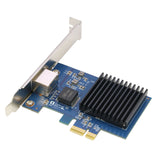 10GB PCIe Network Card RJ45, RIITOP PCI-e X1 to 10 Gigabit Ethernet Adapter, Supports Windows 11/10/8.1/8/7, Servers 2019/2016/2012 R2, and Linux