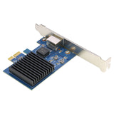 10GB PCIe Network Card RJ45, RIITOP PCI-e X1 to 10 Gigabit Ethernet Adapter, Supports Windows 11/10/8.1/8/7, Servers 2019/2016/2012 R2, and Linux