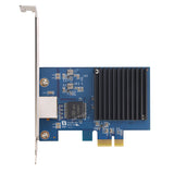 10GB PCIe Network Card RJ45, RIITOP PCI-e X1 to 10 Gigabit Ethernet Adapter, Supports Windows 11/10/8.1/8/7, Servers 2019/2016/2012 R2, and Linux