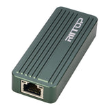 RIITOP USB C to 10Gb Ethernet Adapter, 10Gb Type C to Ethernet Adapter, Compatible with USB4 & Thunderbolt 5/4/3