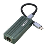 RIITOP USB C to 10Gb Ethernet Adapter, 10Gb Type C to Ethernet Adapter, Compatible with USB4 & Thunderbolt 5/4/3