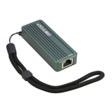 RIITOP USB C to 10Gb Ethernet Adapter, 10Gb Type C to Ethernet Adapter, Compatible with USB4 & Thunderbolt 5/4/3