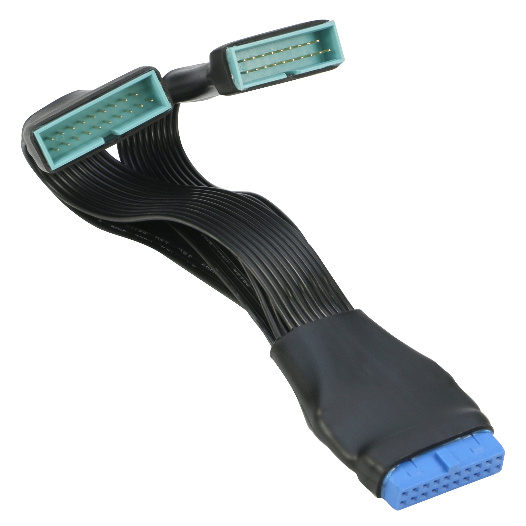 RIITOP USB 3.0 20Pin Header Extension Splitter Cable Adapter, 19/20 Pi