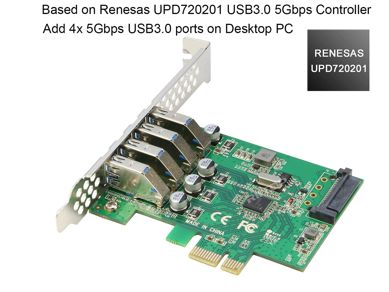 Buy PCI-e 4 Port USB 3.0 Expansion Card Online | Computer Sales Buy PCI-e 4 Port USB 3.0 Expansion Card Online | Computer Sales