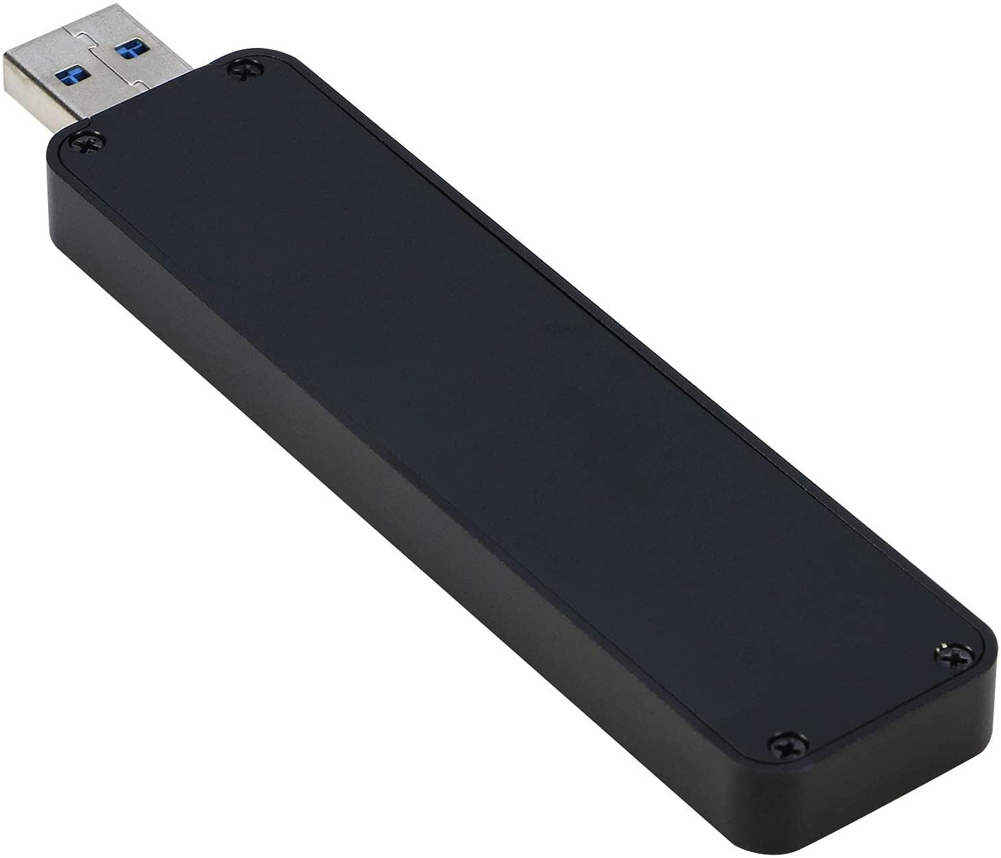 M.2 to USB Enclosure, RIITOP M2 SSD to USB 3.1 (Type-A) Reader with Ca