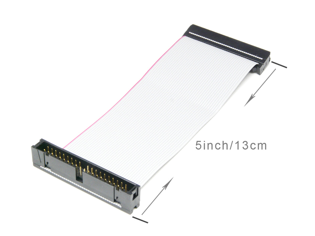 IDE Extension Cable Male to Female - RIITOP 40 PIN IDE Ribbon Cord For