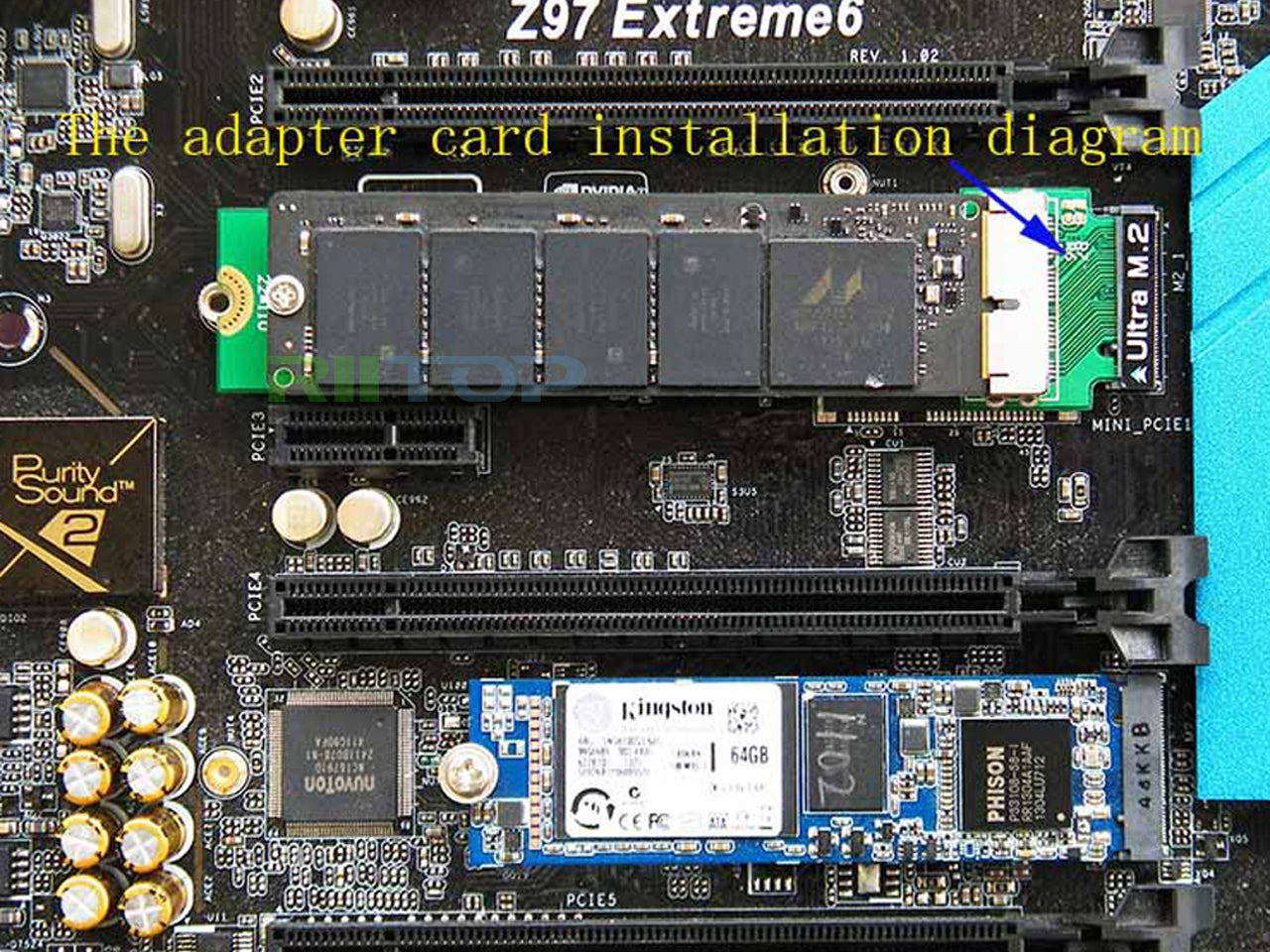 Adattatore SSD NVME M.2 Per MacBook 2013-2017 - Cavo 12+16 Pin, Velocit&agrave; 5 Gbps