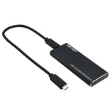 RIITOP M.2 NVMe to USB C Enclosure External USB 3.1 to PCI-e (M Key) NVMe 2280 SSD Adapter Reader [NVME2C-SL]