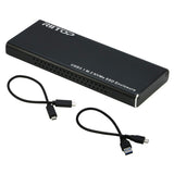 RIITOP M.2 NVMe to USB C Enclosure External USB 3.1 to PCI-e (M Key) NVMe 2280 SSD Adapter Reader [NVME2C-SL]