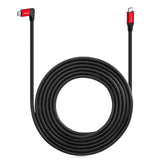 USB C to C Cable 100W PD Charging [10FT], RIITOP USB 3.1 Type-C Cable Angled with E-Marker, Support 100W PD Charging, 10Gbps Data Transfer, 4K Video Output, Compatible with Oculus Quest 2, USB-C Monitor Display